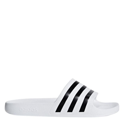 Papuci plaja adidas Adilette pentru Femei alb negru