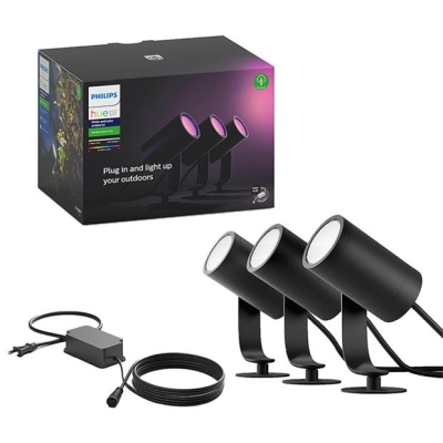 Philips Hue Philips Hue Lily Outdoor Smart Spotlight 3P multicolor format and universal