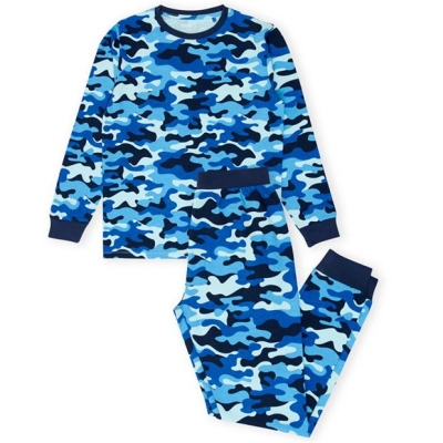 Pijamale Firetrap Camo pentru baieti bleumarin