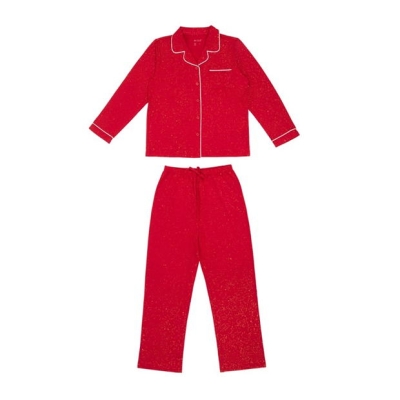 Pijamale Miso Mini Me Sparkle pentru fete rosu