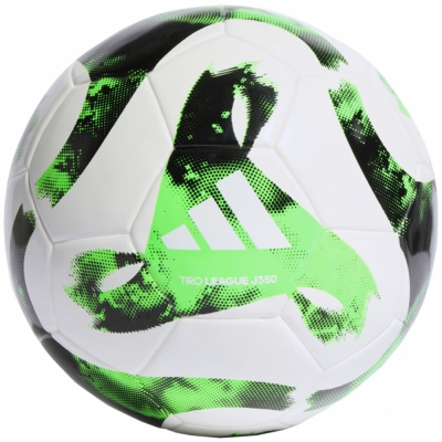 Pilka nozna adidas Tiro 350 League bialo-verde HT2427 pentru copii