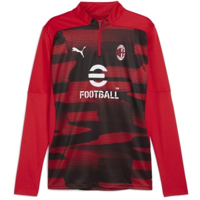 Bluza incalzire Puma AC Milan 2024 2025 pentru adulti rosu