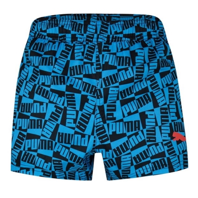 Puma Swm Lgo Short pentru barbati albastru multicolor