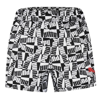 Puma Swm Lgo Short pentru barbati negru multicolor