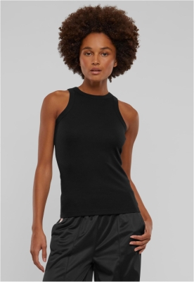 Racer Back Rib Top pentru Femei negru Urban Classics