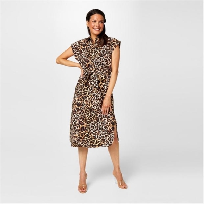 Rochie-camasa Biba Biba Printed leopard multicolor