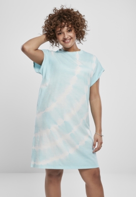 Rochie cu imprimeu Tie Dye pentru Femei albastru Urban Classics