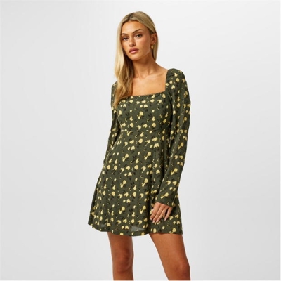 Rochie Jack Wills LS Mini pentru femei floral multicolor