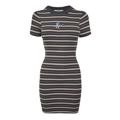 Rochie Jack Wills Ribbed gri carbon dungi