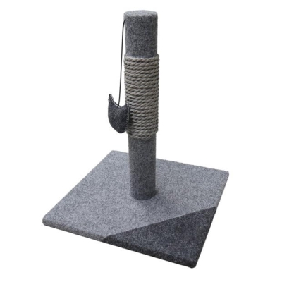 Rosewood Charcoal Felt Cat Post gri