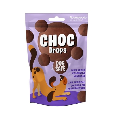 Rosewood ciocolata Drop Treats for Dogs maro