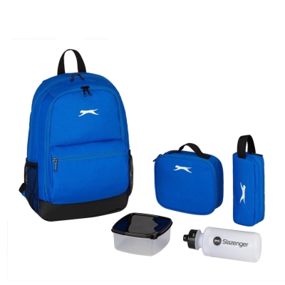 Rucsac Slazenger and Lunch Box albastru roial