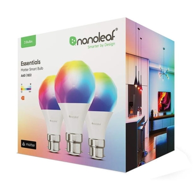 Saltea Nanoleaf Nanoleaf Smart A60 Bulb UK-B22 3P