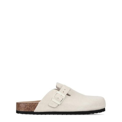 Sandale Jack Wills Mule antique alb