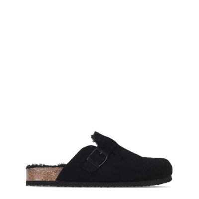 Sandale Jack Wills Mule negru fur