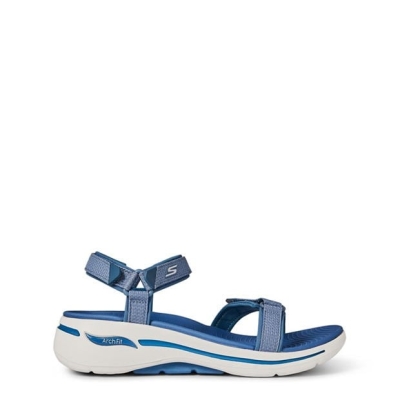 Sandale Papuci de plaja Skechers plasa Quarter Strap W Molded pentru femei albastru