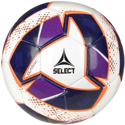 Select clasic v24 fotbal alb -violet 18522