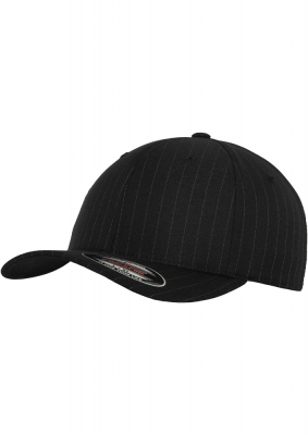 Sepci Flexfit Pinstripe negru alb