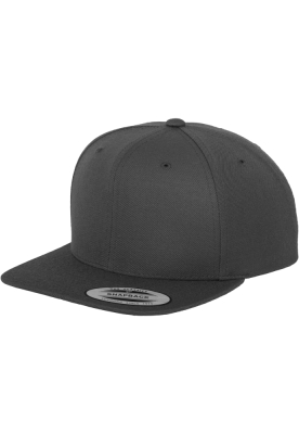 Sepci rap Classic Snapback gri inchis Flexfit