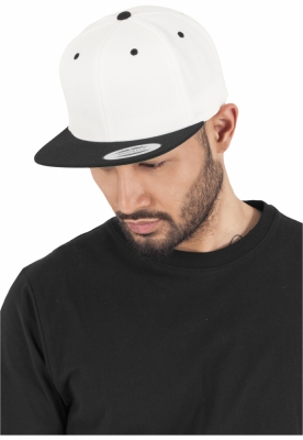 Sepci rap Snapback Classic 2-Tone natural negru Flexfit