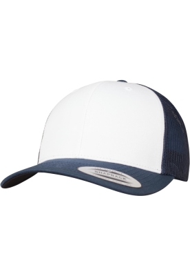 Sepci Retro Trucker Colored Front bleumarin alb Flexfit