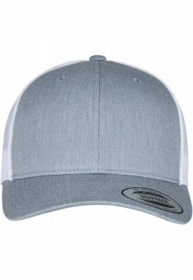 Sepci Retro Trucker doua culori deschis alb Flexfit