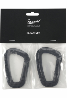 Set de 2 Carabiner negru Brandit