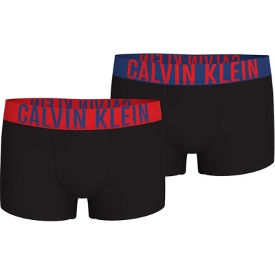 Boxeri Set 2 Calvin Klein pentru copii negru 0sa