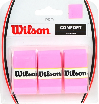 Set 3 Mansete sport WILSON PRO COMFORT OVERGRIP roz / WRZ4014PK