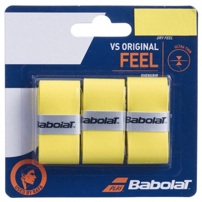 Set 3 Wrap Babolat Vs Original Feel galben 653040 113