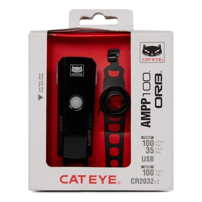 Set Cateye AMP100 Lighting negru