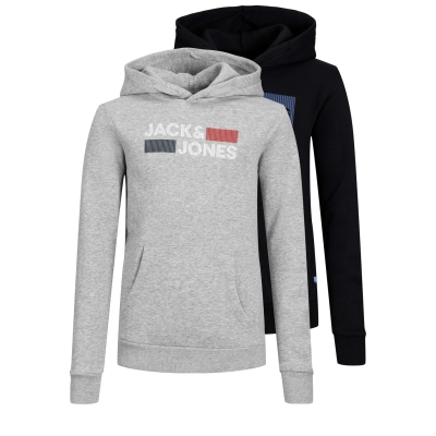 Set de 2 Hanorac Jack and Jones pentru baietei negru