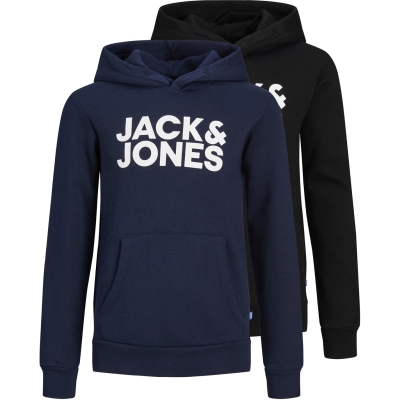 Set de 2 Hanorac Jack and Jones pentru baietei negru bleumarin