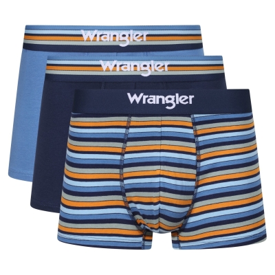 Set de 3 Boxeri WRANGLER pentru barbati bleumarin str fbl