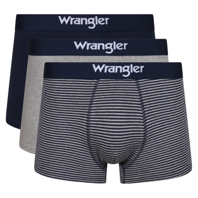 Set de 3 Boxeri WRANGLER pentru barbati bleumarin str gmrl