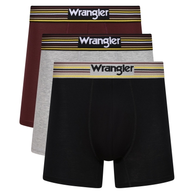 Set de 3 Boxeri WRANGLER pentru barbati negru dhl gmarl