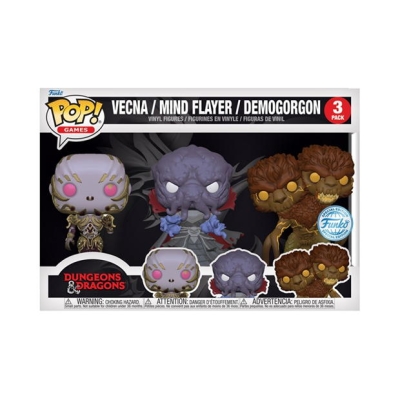 Set de 3 FUNKO POP Games: D&D- Villains multicolor format and universal