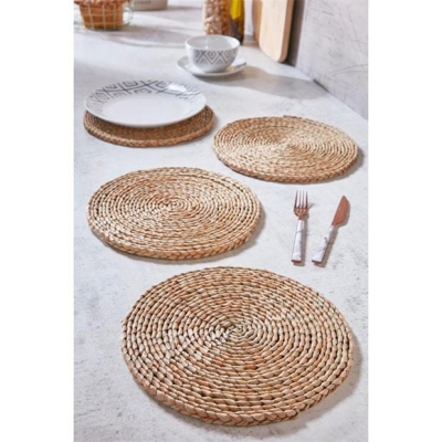 Set Homelife of 4 Straw Placemats