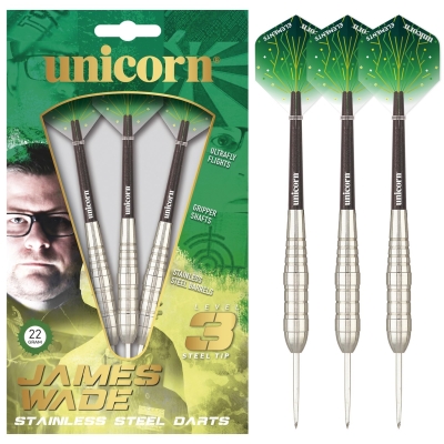 Set Unicorn UNICORN Steel Tip Darts | Level 3 James Wade | 20g, 22g or 24g