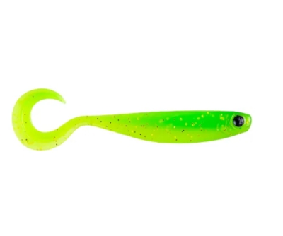 SHAD MEZASHI CURLY TAIL MINNOW 9CM CHART&CHART 6BUC PL MUSTAD