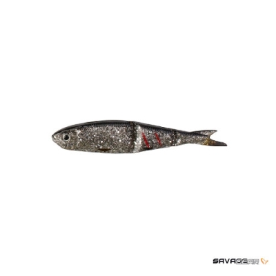 SHAD SOFT 4PLAY argintiu 9.5CM 4BUC SAVAGE GEAR