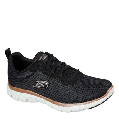 Skechers W FLEX APPE femei negru roz auriu