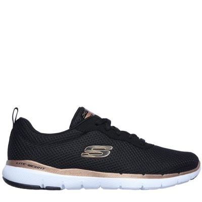 Skechers W FLEX APPEAL 3. negru roz auriu