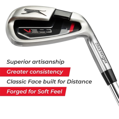 Slazenger V300 Golf Irons Steel Shaft Right Hand & Left Hand pentru Barbati