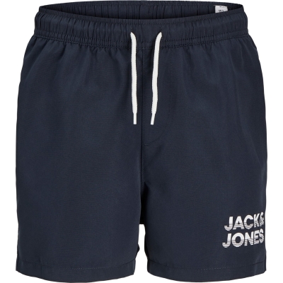 Sorturi inot Jack and Jones Logo pentru baietei albastru capitan