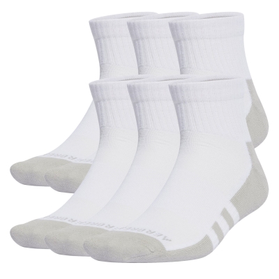 Sosete adidas Aeroready glezna 6 . pentru copii alb gri