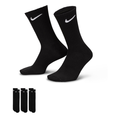 Sosete Nike Everyday Lightweight antrenament Crew (3 Pairs) negru alb