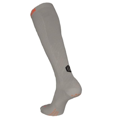 Sosete Prevent Sprain Sprain Technology pana la genunchi alb