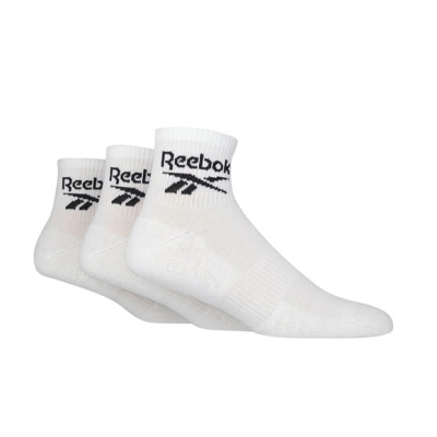 Sosete Reebok 3 Pair glezna Sports alb