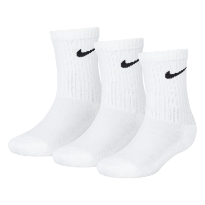 Sosete Set 3 perechi sosete Nike pentru Bebelusi alb